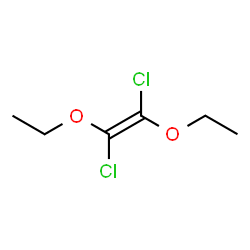 ChemSpider 2D Image | (E)-1,2-Dichloro-1,2-diethoxyethene | C6H10Cl2O2