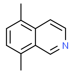 ChemSpider 2D Image | 5,8-Dimethylisoquinoline | C11H11N