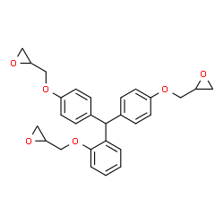 ChemSpider 2D Image | (Bis(4-glycidyloxyphenyl))-(2-glycidyl-oxyphenyl)methane | C28H28O6