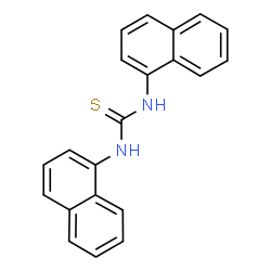 ChemSpider 2D Image | 1,3-Di-1-naphthylthiourea | C21H16N2S