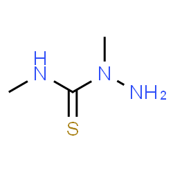 ChemSpider 2D Image | 2,4-DIMETHYLTHIOSEMICARBAZIDE | C3H9N3S