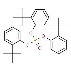 ChemSpider 2D Image | Phosphate, tris(tert-butylphenyl) | C30H39O4P
