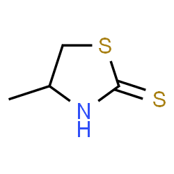 ChemSpider 2D Image | 4-Methyl-2-thiazolidinethione | C4H7NS2