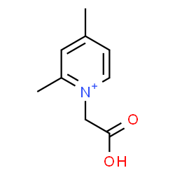 ChemSpider 2D Image | 1-(Carboxymethyl)-2,4-dimethylpyridinium | C9H12NO2