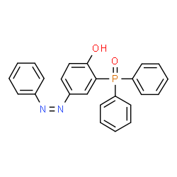 ChemSpider 2D Image | 2-(Diphenylphosphoryl)-4-[(Z)-phenyldiazenyl]phenol | C24H19N2O2P