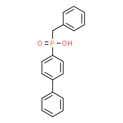 ChemSpider 2D Image | Benzyl(4-biphenylyl)phosphinic acid | C19H17O2P