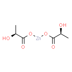 ChemSpider 2D Image | L-(+)-Lactic acid hemizinc salt | C6H10O6Zn
