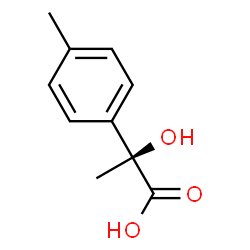 ChemSpider 2D Image | (2S)-2-Hydroxy-2-(4-methylphenyl)propanoic acid | C10H12O3