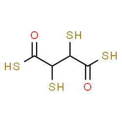 ChemSpider 2D Image | 2,3-Disulfanylbutanebis(thioic S-acid) | C4H6O2S4