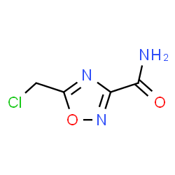 ChemSpider 2D Image | 5-(Chloromethyl)-1,2,4-oxadiazole-3-carboxamide | C4H4ClN3O2