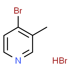 ChemSpider 2D Image | 4-bromo-3-methylpyridine hydrobromide | C6H7Br2N