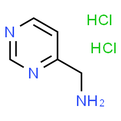 ChemSpider 2D Image | Pyrimidin-4-ylmethanamine dihydrochloride | C5H9Cl2N3