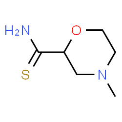 ChemSpider 2D Image | 4-Methyl-2-morpholinecarbothioamide | C6H12N2OS