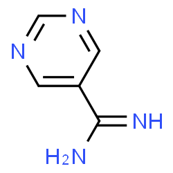 ChemSpider 2D Image | Pyrimidine-5-carboxamidine | C5H6N4