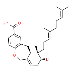 ChemSpider 2D Image | callophycoic acid A | C27H35BrO3