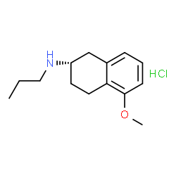 ChemSpider 2D Image | (S)-5-methoxy-N-propyl-2-aminotetraline hydrochloride | C14H22ClNO