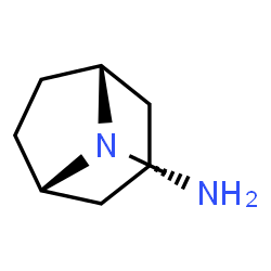 ChemSpider 2D Image | endo-8-Methyl-8-azabicyclo[3.2.1]octan-3-amine | C8H16N2