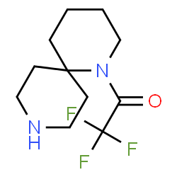 ChemSpider 2D Image | 1-(1,9-Diazaspiro[5.5]undec-1-yl)-2,2,2-trifluoroethanone | C11H17F3N2O