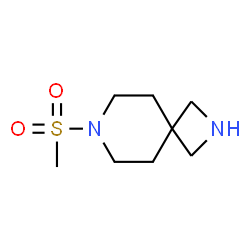 ChemSpider 2D Image | 7-(Methylsulfonyl)-2,7-diazaspiro[3.5]nonane | C8H16N2O2S