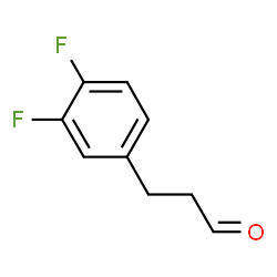 ChemSpider 2D Image | 3-(3,4-Difluorophenyl)propanal | C9H8F2O