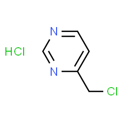ChemSpider 2D Image | 4-(Chloromethyl)pyrimidine hydrochloride | C5H6Cl2N2