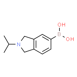 ChemSpider 2D Image | (2-Isopropyl-2,3-dihydro-1H-isoindol-5-yl)boronic acid | C11H16BNO2