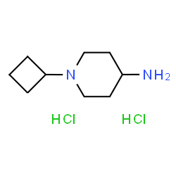 ChemSpider 2D Image | 1-Cyclobutyl-4-piperidinamine dihydrochloride | C9H20Cl2N2