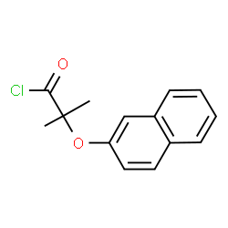 ChemSpider 2D Image | 2-Methyl-2-(2-naphthyloxy)propanoyl chloride | C14H13ClO2