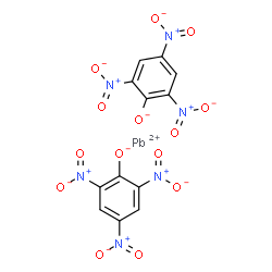 ChemSpider 2D Image | Lead(2+) bis(2,4,6-trinitrophenolate) | C12H4N6O14Pb
