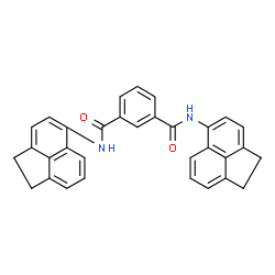 ChemSpider 2D Image | N,N'-Di(1,2-dihydro-5-acenaphthylenyl)isophthalamide | C32H24N2O2