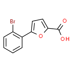 ChemSpider 2D Image | 5-(2-Bromophenyl)-2-furoic acid | C11H7BrO3
