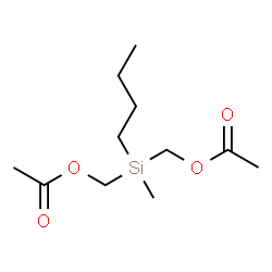 ChemSpider 2D Image | [Butyl(methyl)silanediyl]bis(methylene) diacetate | C11H22O4Si