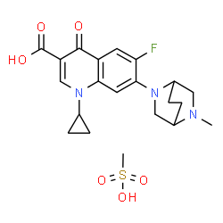 ChemSpider 2D Image | Danofloxacin Mesylate | C21H26FN3O6S