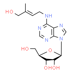 ChemSpider 2D Image | Zeatin riboside | C15H21N5O5