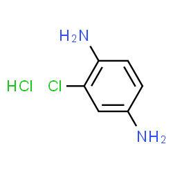 ChemSpider 2D Image | 2-Chloro-1,4-benzenediamine hydrochloride | C6H8Cl2N2
