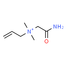 ChemSpider 2D Image | N-(2-Amino-2-oxoethyl)-N,N-dimethyl-2-propen-1-aminium | C7H15N2O