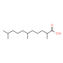 ChemSpider 2D Image | 2,6,10-Trimethylundecanoic acid | C14H28O2