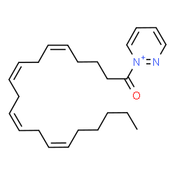 ChemSpider 2D Image | 1-[(5Z,8Z,11Z,14Z)-5,8,11,14-Icosatetraenoyl]pyridazin-1-ium | C24H35N2O