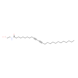 ChemSpider 2D Image | N-(2-Hydroxyethyl)-10,12-pentacosadiynamide | C27H47NO2