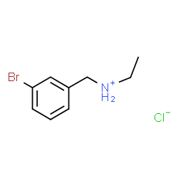 ChemSpider 2D Image | N-(3-Bromobenzyl)ethanaminium chloride | C9H13BrClN
