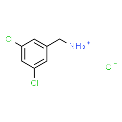 ChemSpider 2D Image | (3,5-Dichlorophenyl)methanaminium chloride | C7H8Cl3N