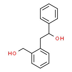 ChemSpider 2D Image | 2-[2-(Hydroxymethyl)phenyl]-1-phenylethanol | C15H16O2