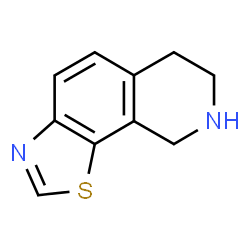 ChemSpider 2D Image | 6,7,8,9-Tetrahydrothiazolo[4,5-h]isoquinoline | C10H10N2S
