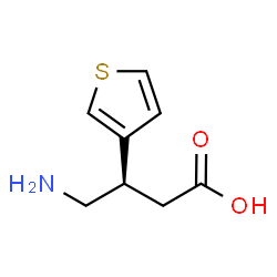 ChemSpider 2D Image | (3R)-4-Amino-3-(3-thienyl)butanoic acid | C8H11NO2S