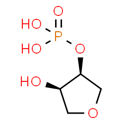 ChemSpider 2D Image | (3S,4R)-4-Hydroxytetrahydro-3-furanyl dihydrogen phosphate | C4H9O6P