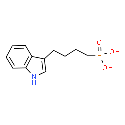 ChemSpider 2D Image | [4-(1H-Indol-3-yl)butyl]phosphonic acid | C12H16NO3P