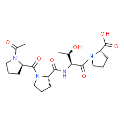 ChemSpider 2D Image | 1-Acetyl-D-prolyl-L-prolyl-L-threonyl-L-proline | C21H32N4O7