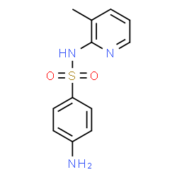 ChemSpider 2D Image | 4-Amino-N-(3-methyl-2-pyridinyl)benzenesulfonamide | C12H13N3O2S