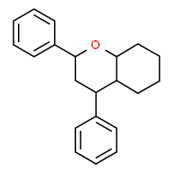 ChemSpider 2D Image | 2,4-Diphenyloctahydro-2H-chromene | C21H24O