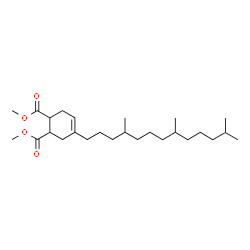 ChemSpider 2D Image | Dimethyl 4-(4,8,12-trimethyltridecyl)-4-cyclohexene-1,2-dicarboxylate | C26H46O4